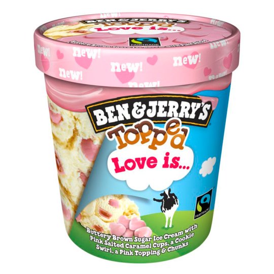 Ben & Jerry's Topped Love is… Ice Cream 438 ml