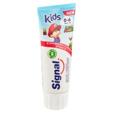 Signal Kids Super Mario Strawberry Flavour Toothpaste 75 ml