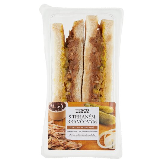 Tesco Wheat Bread with Shredded Pork 199 g