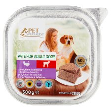 Tesco Pet Specialist Pate with Turkey and Veal 300 g