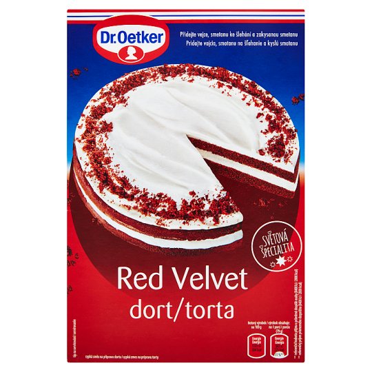 Dr. Oetker Red Velvet torta 385 g