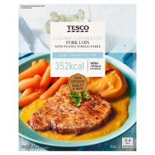 Tesco Pork Loin with Potato-Tomato Puree 400 g