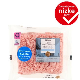 Tesco Mleté mäso z bravčového pleca 0,500 kg