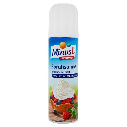 MinusL Sprejová šľahačka bez laktózy 250 g