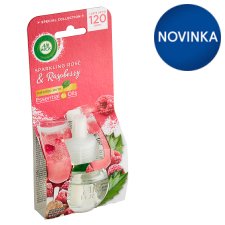 Air Wick Essential Oils Tekutá náplň do elektrického prístroja ružový sekt a maliny 19 ml