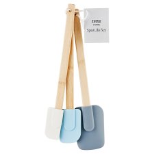 Tesco Home Silicone Spatula Set 3 pcs