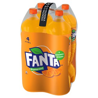 Fanta, pomarančová limonáda, 4 x 1,75 l
