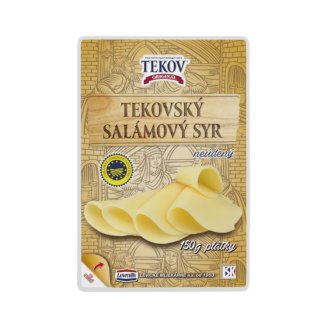 TEKOVSKÝ SALÁMOVÝ SYR neúdený plátky 150 g