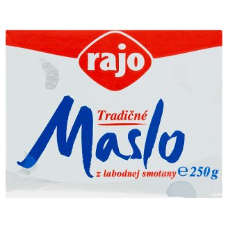 Rajo Tradičné maslo z lahodnej smotany 250 g