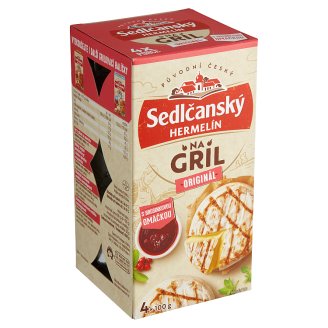 Sedlčanský Hermelín na gril s brusnicovou omáčkou 4 x 100 g