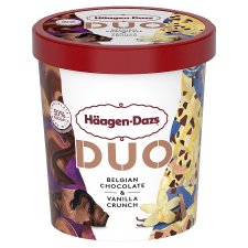 Häagen-Dazs Duo smotanová vanilková zmrzlina a smotanová zmrzlina s čokoládou 420 ml