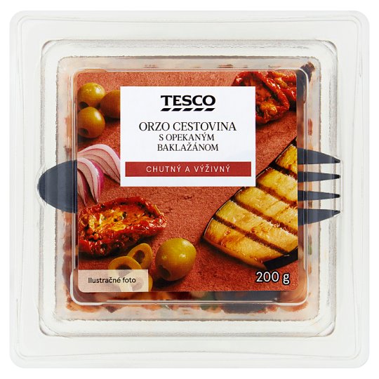 Tesco Orzo cestovina s opekaným baklažánom 200 g