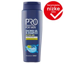 Tesco Pro Formula For Men Shower Gel & Shampoo Active Life 400 ml