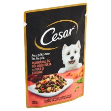 Cesar Kompletné mokré krmivo pre dospelé psy s hovädzím a zeleninou 100 g
