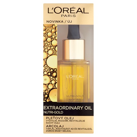 L'Oréal Paris Nutri-Gold Extraordinary Oil pleťový olej 30 ml