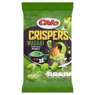 Chio Crispers Wasabi arašidy lúpané pražené obalené v cestíčku s príchuťou wasabi 65 g