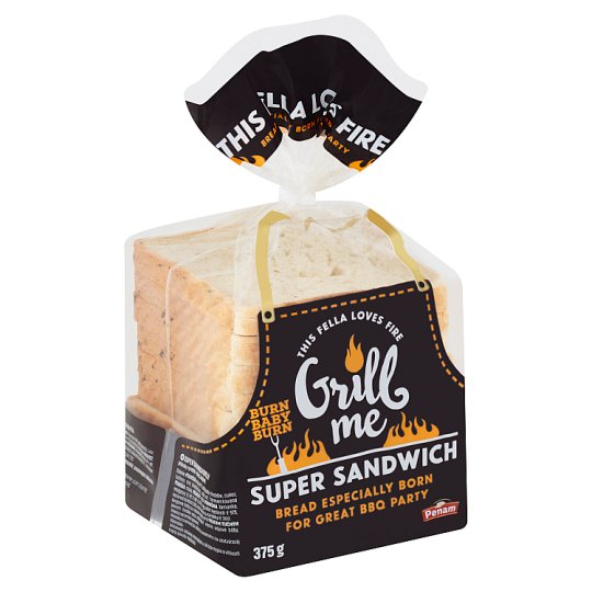 Penam Grill Me Super sandwich svetlý 375 g
