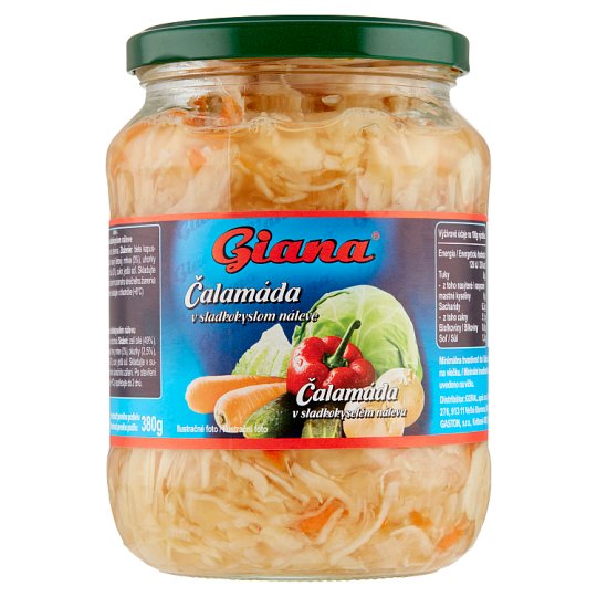 Giana Čalamáda v sladkokyslom náleve 650 g