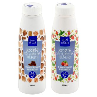 Kozí Vŕšok Kozie jogurtové mlieko 380 ml rôzne príchute