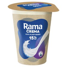 Rama Crema 100% rastlinná alternatíva na varenie (15%), 200 ml