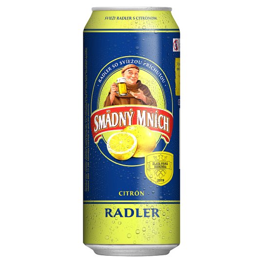 Smädný Mních Radler citrón 500 ml