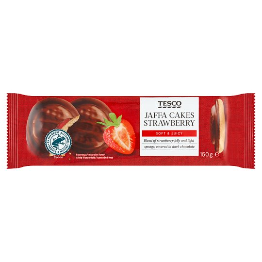 Tesco Jaffa Cakes Strawberry 150 g