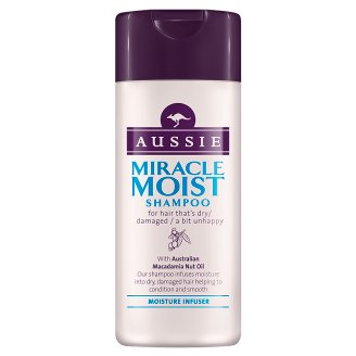 Aussie Miracle Moist Šampón Na Suché, Vysušené Vlasy 75 ml