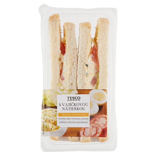 Tesco Wheat Bread with Egg Spread 180 g
