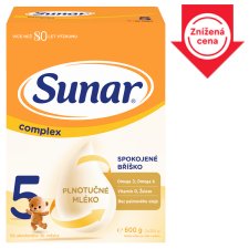 Sunar Complex 5, detské mlieko 2 x 300 g (600 g)