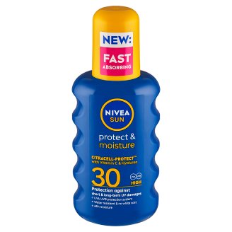 Nivea Sun Protect & Moisture Hydratačný sprej na opaľovanie OF 30 200 ml