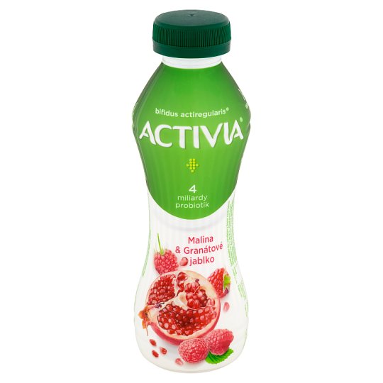 Activia jogurtový nápoj malina a granátové jablko 310 g