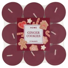 Home Ginger Cookie Tea Candles 27 x 8.3 g