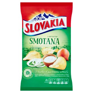 Slovakia Chips S príchuťou smotana s cibuľou 50 g