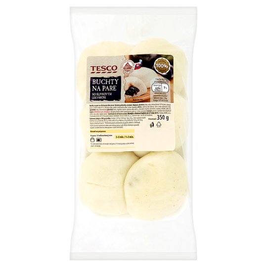 Tesco Buchty na pare so slivkovým lekvárom 350 g
