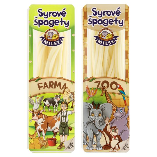 Milsy Syrové špagety neúdené 80 g