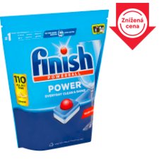 Finish Powerball Power All in 1 Lemon tablety do umývačky riadu 110 ks 1,76 kg