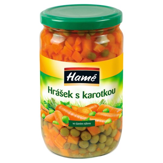 Hamé Peas with Carrot in Mild Salt Brine 640 g