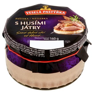 Veselá Pastýřka Nátierka s husacou pečeňou 160 g