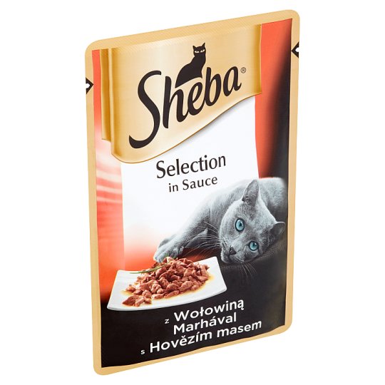 Sheba Selection in Sauce with Beef in Juice 85 g Tesco Groceries