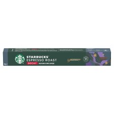 Starbucks Espresso Roast Decaf by NESPRESSO Dark Roast Coffee Capsules, 10 Capsules in a Pack, 57 g