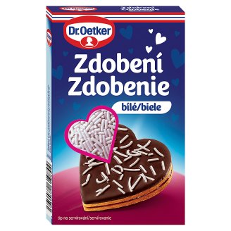 Dr. Oetker Zdobenie biele 80 g