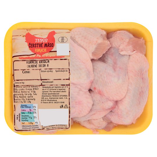 Tesco Chicken Wings Approx 550 G