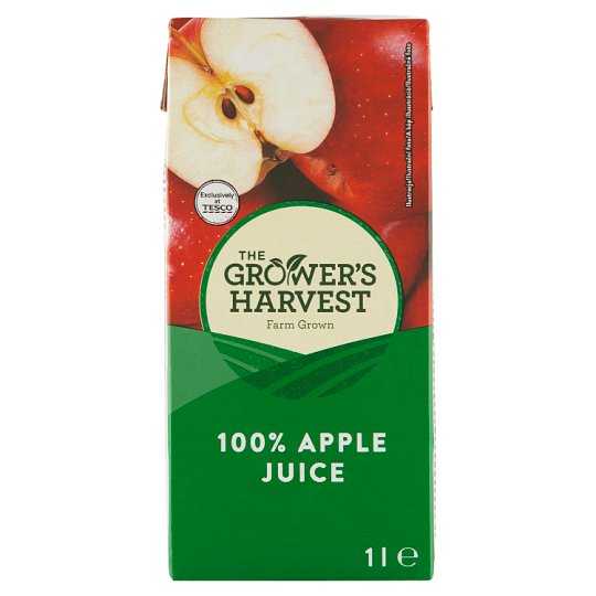 The Grower's Harvest 100 Apple Juice from Concentrate 1 L Tesco