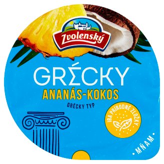Zvolenský Jogurt grécky typ ananás kokos 125 g