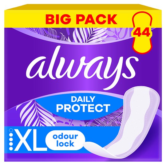 Always Dailies Extra Protect Long Plus Intímky 44 Kusov