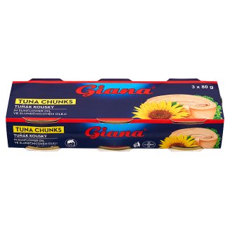 Giana Tuniak kúsky v slnečnicovom oleji 3 x 80 g