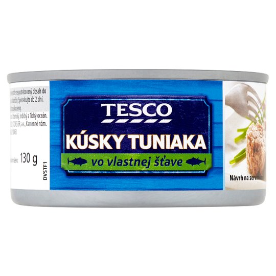 Tesco Pieces of Tuna in Own Juice 185 g Tesco Groceries