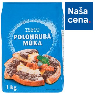 Tesco Polohrubá múka 1 kg