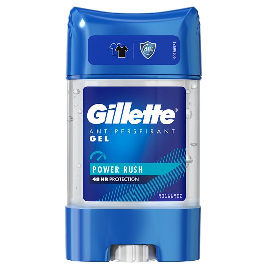 Gillette Power Rush Gélový Antiperspirant Pre Mužov 70 Ml