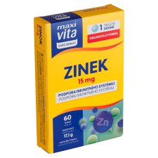 Maxi Vita Zinic 15 mg 60 Tablets 17.1 g